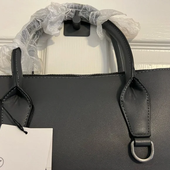 Zara dark grey Laptop Bag Sleek Minimalist Design